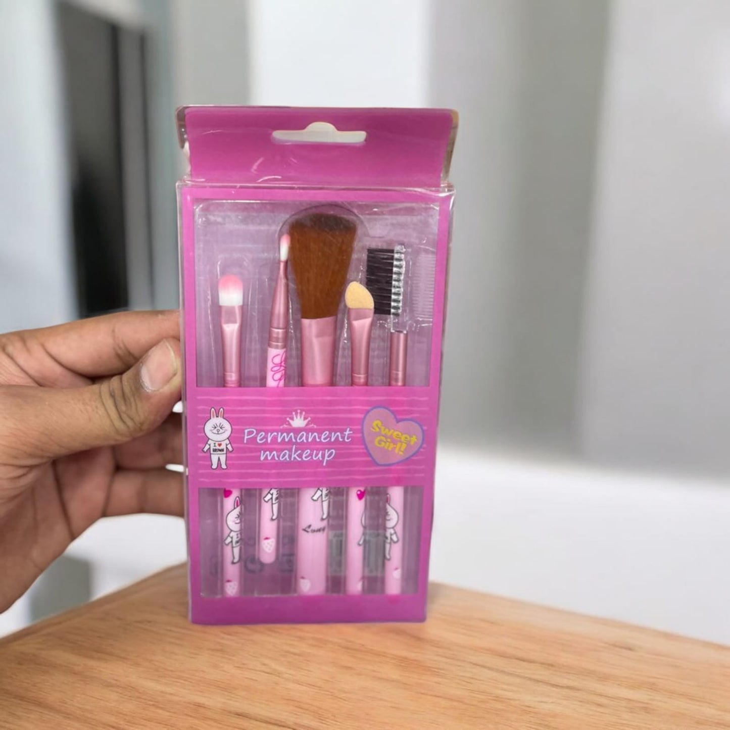 5-in-1 Crystal Makeup Brush Set - The BAG BAY
