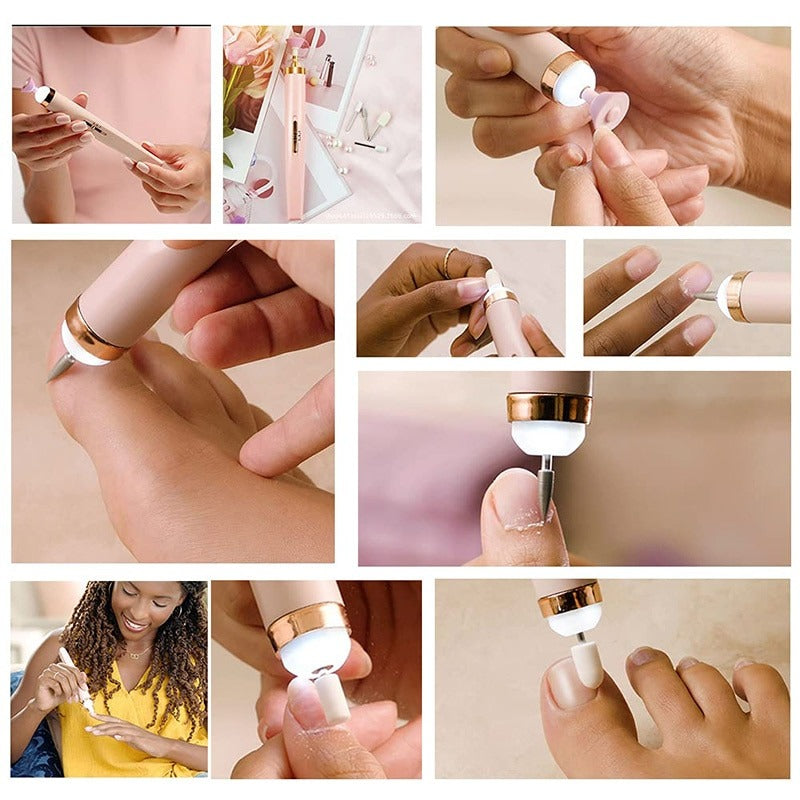 5 In 1 Electric Nail Set Manicure Nail Drill File Grinder