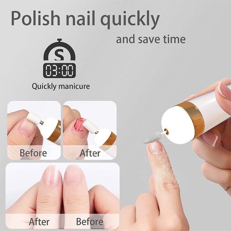 5 In 1 Electric Nail Set Manicure Nail Drill File Grinder