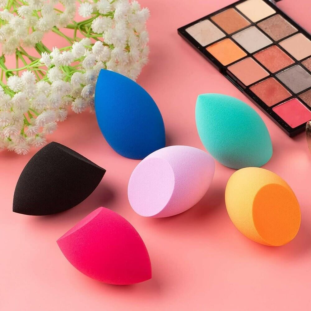 Mini Beauty Blender Set – 6 Pcs for Flawless Makeup