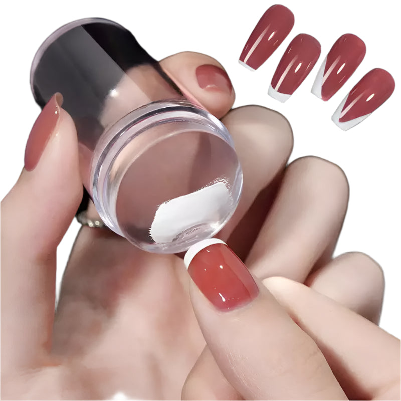 French Nails Silicone Stamp Eco-Friendly Nail Art Tool