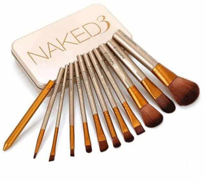 12PCS/Set NAKED3 Powder Brush - The BAG BAY
