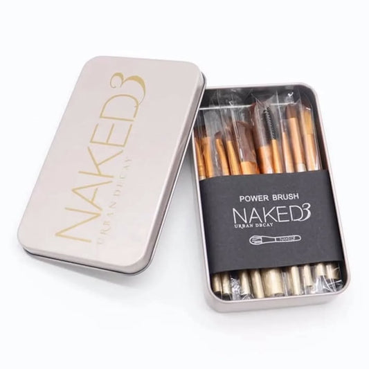 12PCS/Set NAKED3 Powder Brush - The BAG BAY