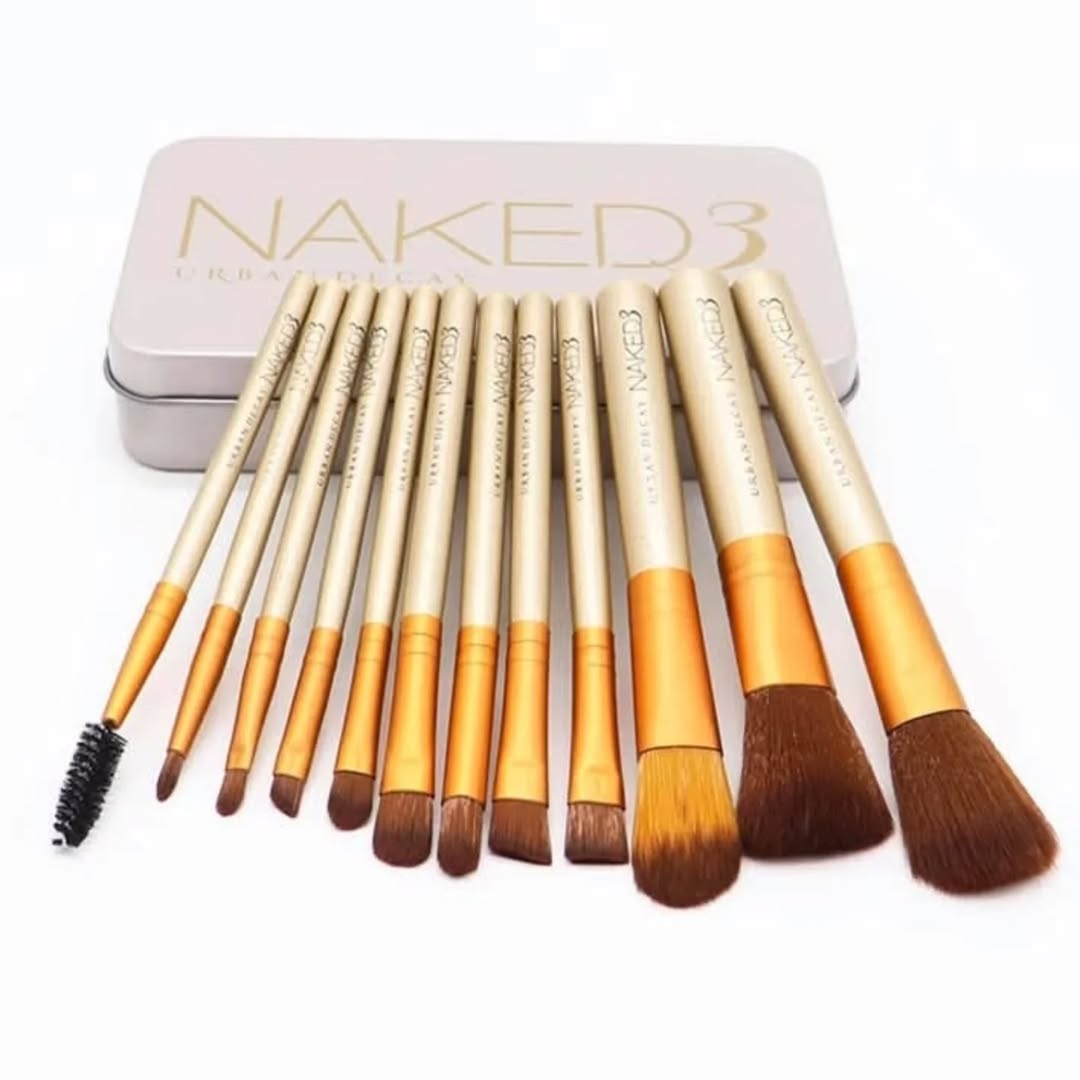 12PCS/Set NAKED3 Powder Brush - The BAG BAY