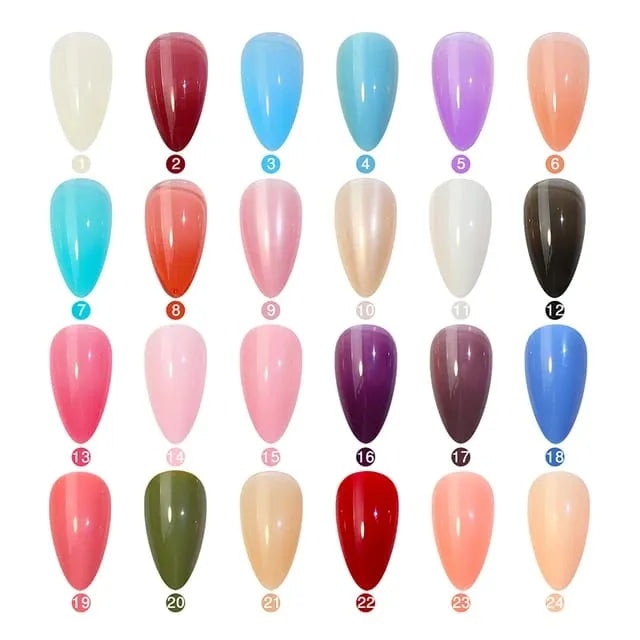 288 PCs Colorful Nails Box (Random Color)