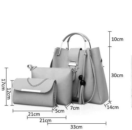 3 Pcs Mustard Handbag