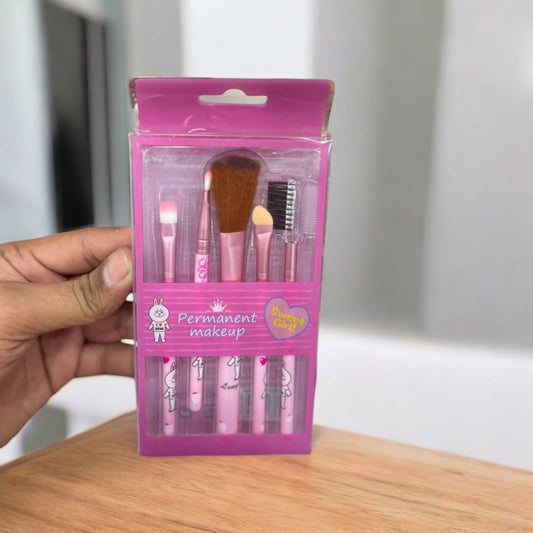 5-in-1 Crystal Makeup Brush Set - The BAG BAY