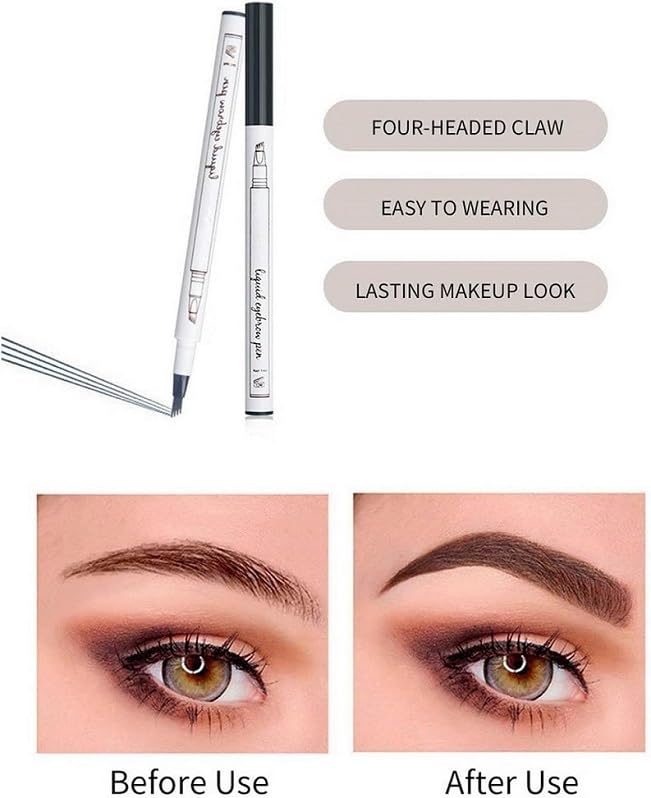 Huda Beauty Fine Sketch Liquid Eyebrow – Black - The BAG BAY