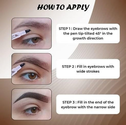 Huda Beauty Fine Sketch Liquid Eyebrow – Black - The BAG BAY