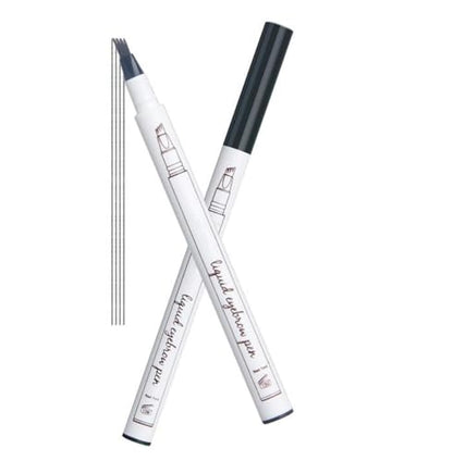 Huda Beauty Fine Sketch Liquid Eyebrow – Black - The BAG BAY
