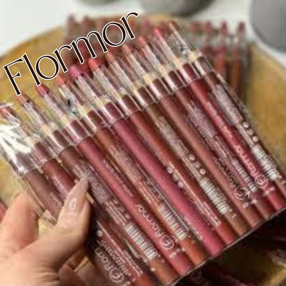 Flormor Matte Nude Lips Pencil 12 Pcs Set