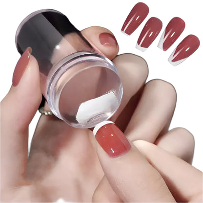 French Nails Silicone Stamp Eco-Friendly Nail Art Tool