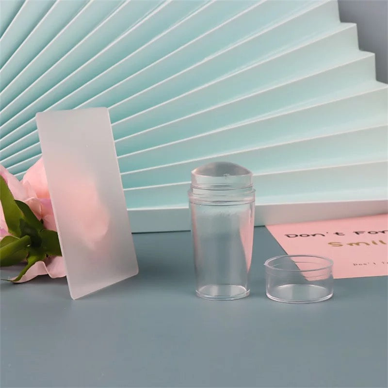French Nails Silicone Stamp Eco-Friendly Nail Art Tool