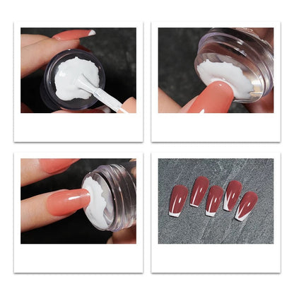 French Nails Silicone Stamp Eco-Friendly Nail Art Tool