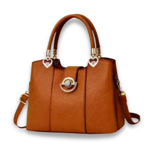 Luxury 3-Pocket Flap Lock Tote Bag\Handbag
