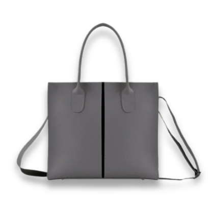 Minimalist Luxe Grey Tote Bag - Best For Girls