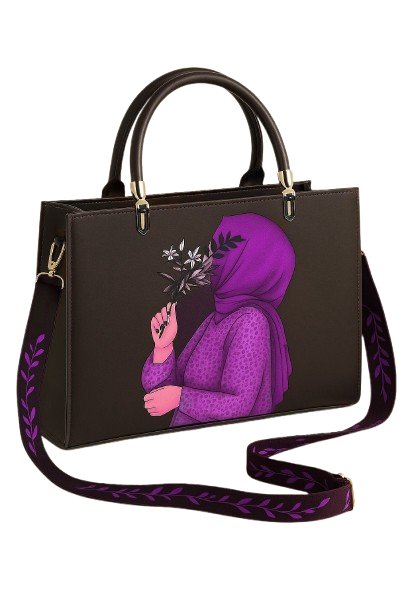 Hijabi Chic Floral Touch Handbag