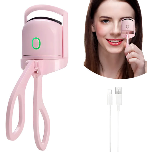 Rechargeable Mini Electric Eyelash Curler for Quick Long-Lasting Curling