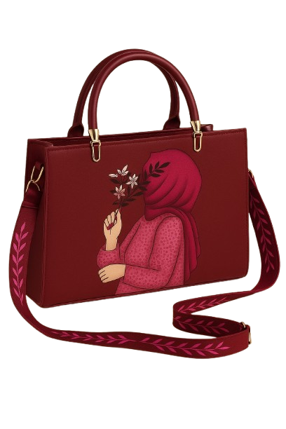The Bag Bay Stylish Digital Handle Bag for Girls