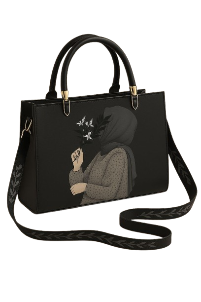 Hijabi Chic Floral Touch Handbag