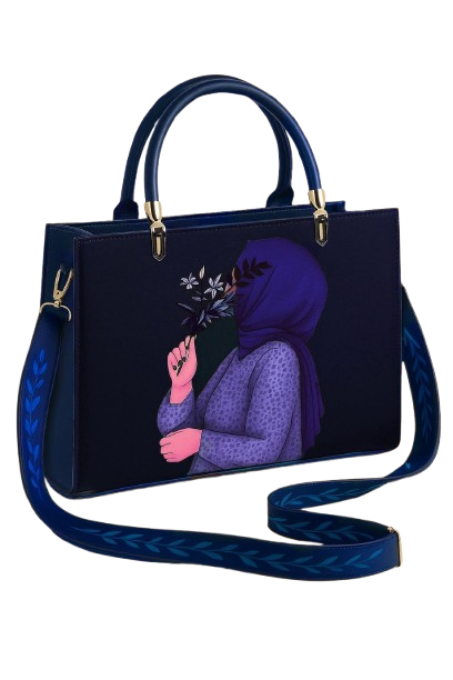 Hijabi Chic Floral Touch Handbag