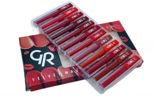 Velvet Matte Liquid Lip Gloss Set – 12PCS - The BAG BAY